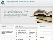 Tablet Screenshot of journal-metrics.com